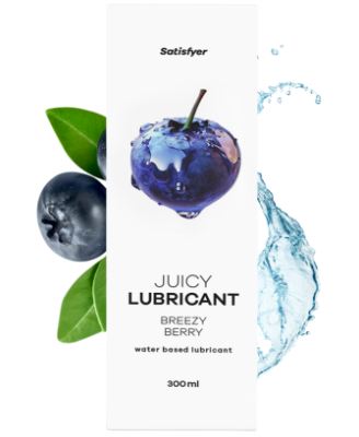 Lubrifiant à base d'eau Myrtille fraiche 300 ml Satisfyer 